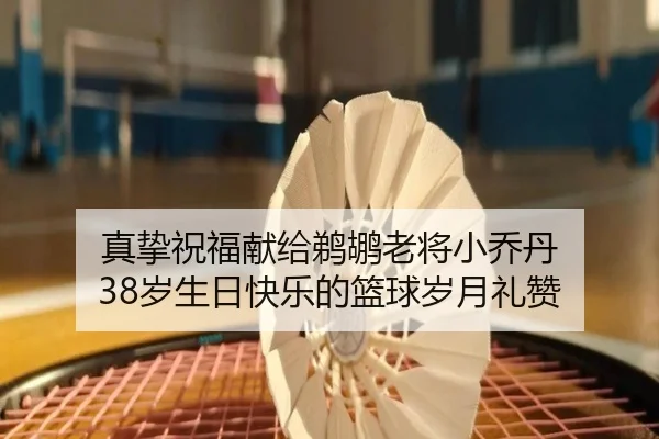 真挚祝福献给鹈鹕老将小乔丹 38岁生日快乐的篮球岁月礼赞